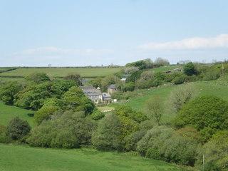 Lower Collaton across the fields from the south