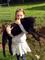Evie with our sock lamb
